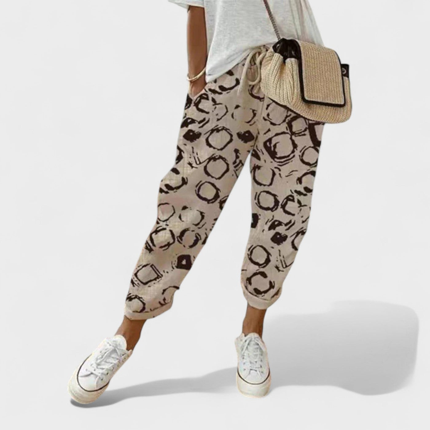 Francisca – Calças de linho modernas e casuais