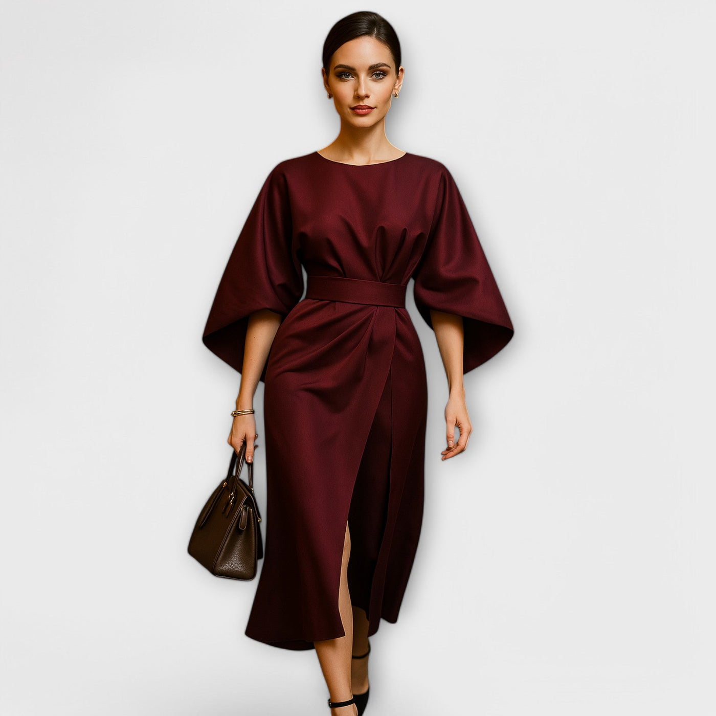 Sara - Vestido elegante com mangas