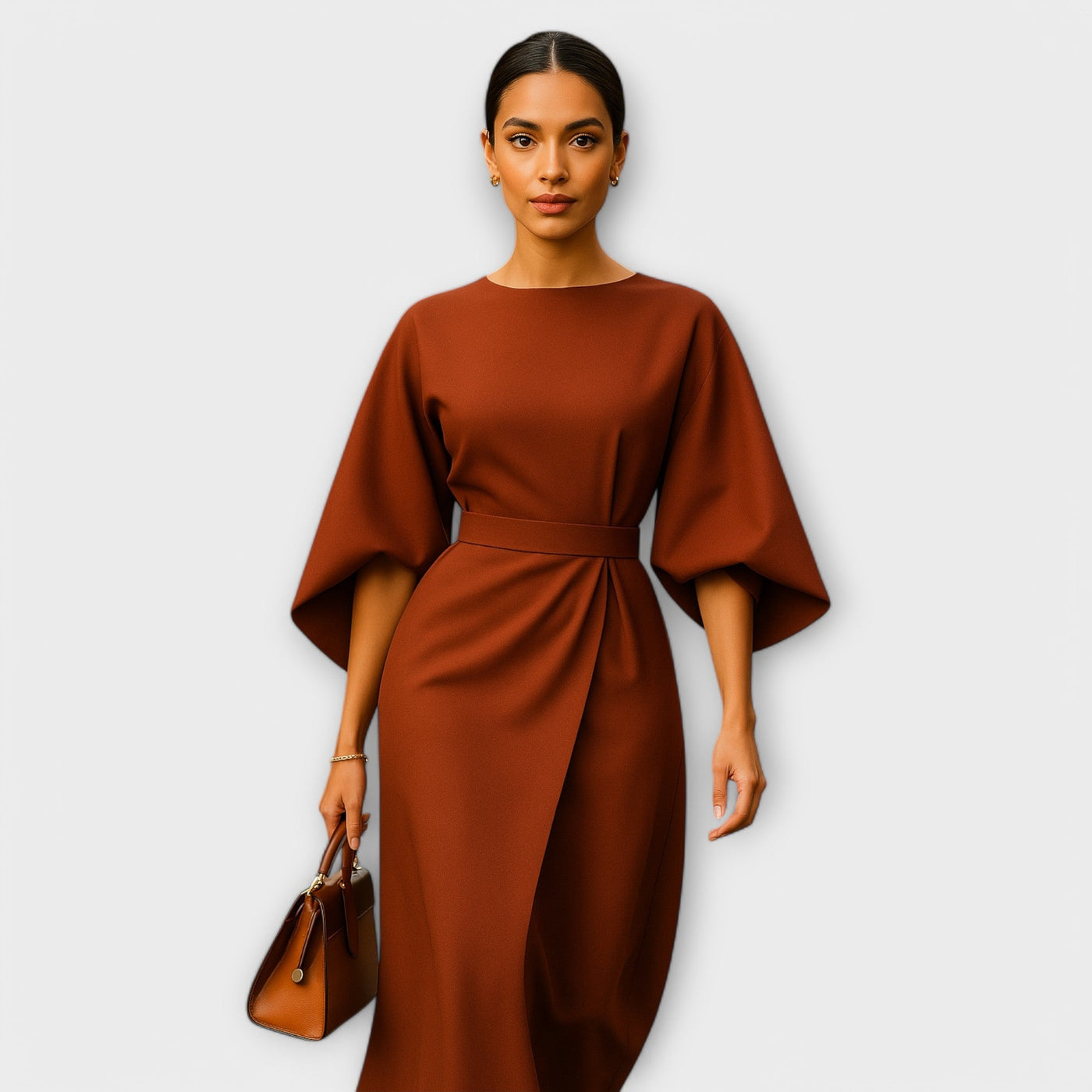 Sara - Vestido elegante com mangas