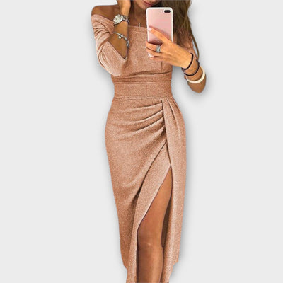 Lena - Vestido elegante sem ombros