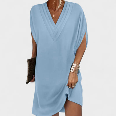 Helena - Vestido Elegante com Mangas Abertas