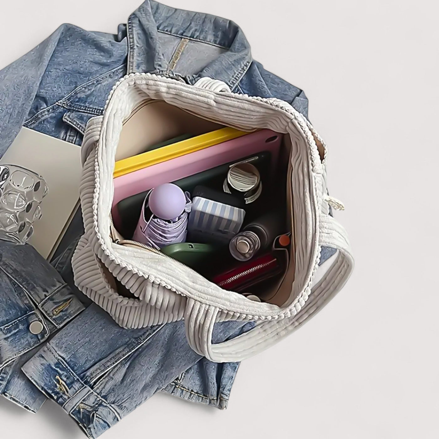 Olívia - Mala de Ombro de Veludo