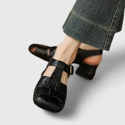 Diana - Sandálias elegantes em couro